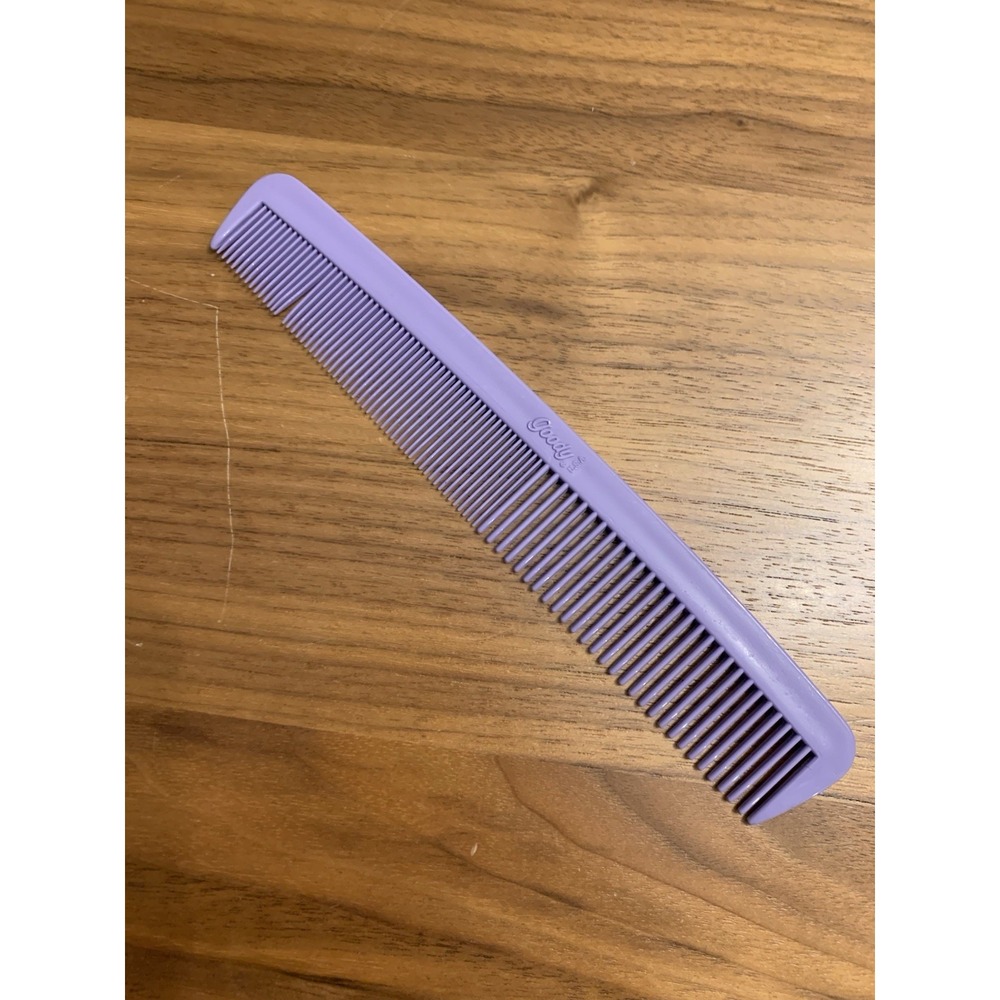 Goody 7" Dressing Comb Lilac Blue Made In USA VINTAGE